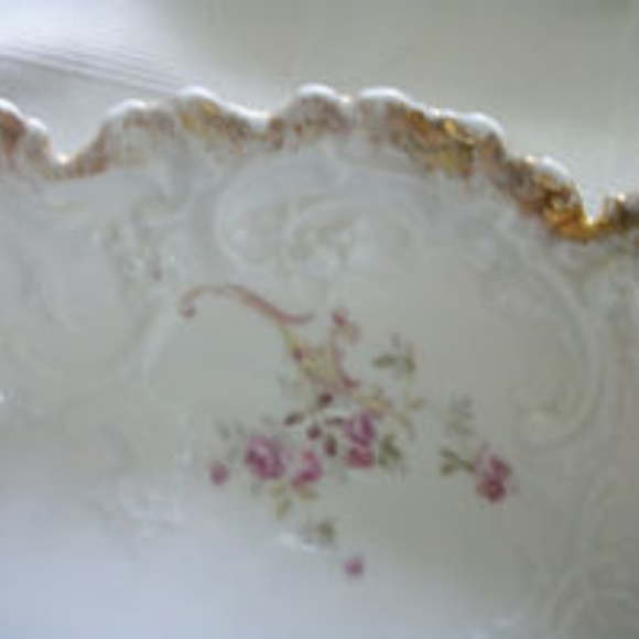 Antique Leonard Vienna Austria Scalloped Bowl - Picture 3 of 5